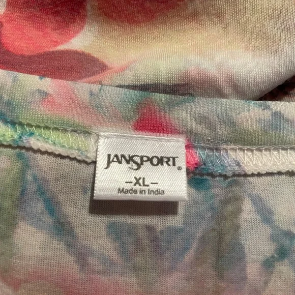 JanSport Blouse Size XL. Colorful. See Measurements. - Picture 3 of 8